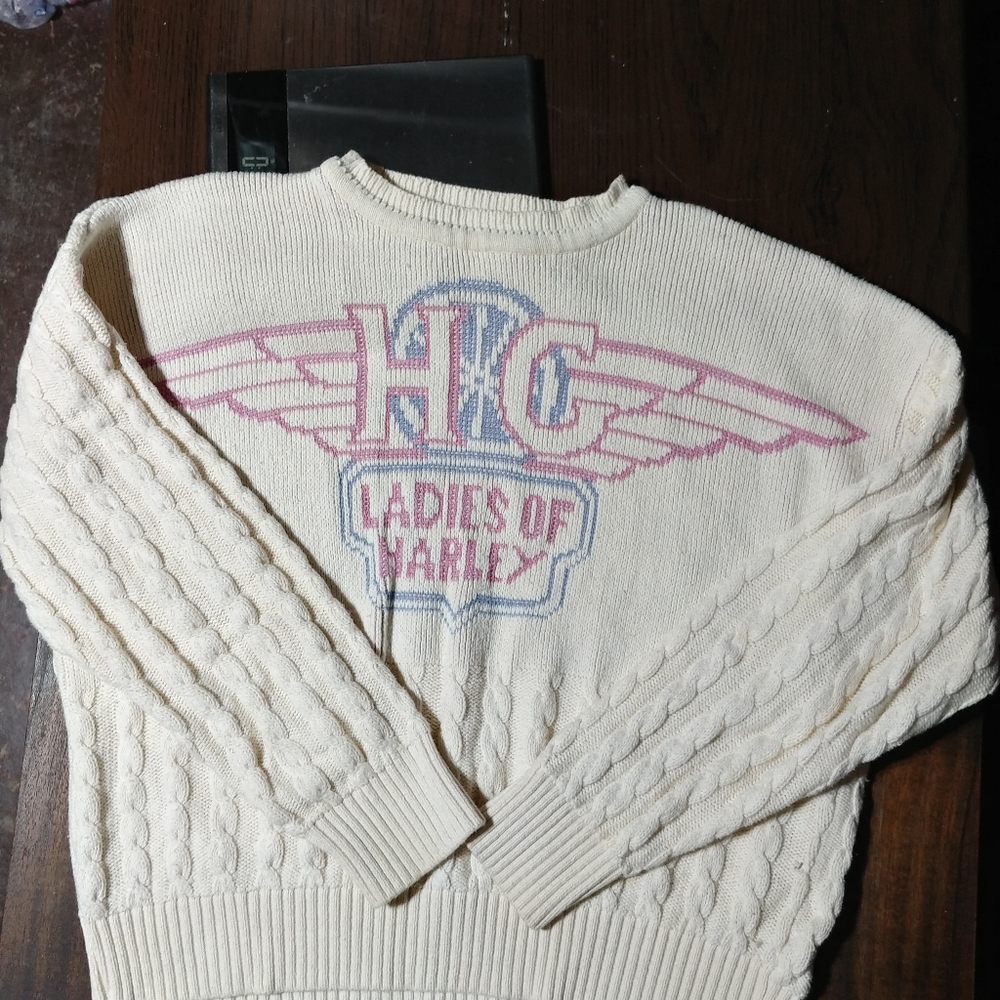 Ladies of Harley sweater Large